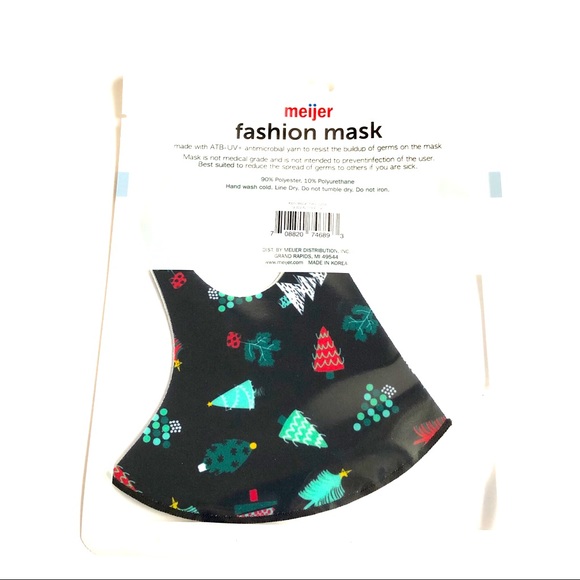 3/$10 NEW Tree Face Mask Black UNISEX Kids ATB-UV+ - Picture 5 of 11